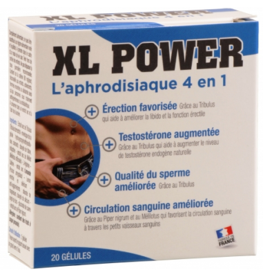 xl power performances sexuelles 20 gelules